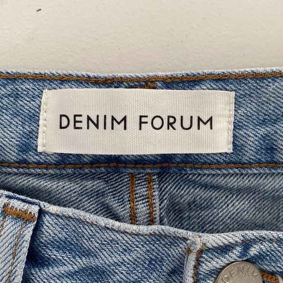 ❗️SOLD❗️Denim Forum The Marianne Mid Loose Flare 32L Size 24 - Picture 8 of 12